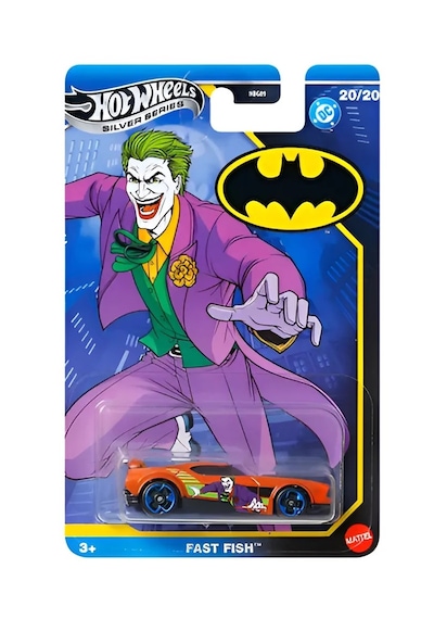 Hot Wheels Silver Series Batman Fast Fish - Joker - Jby26 Koyu Turuncu
