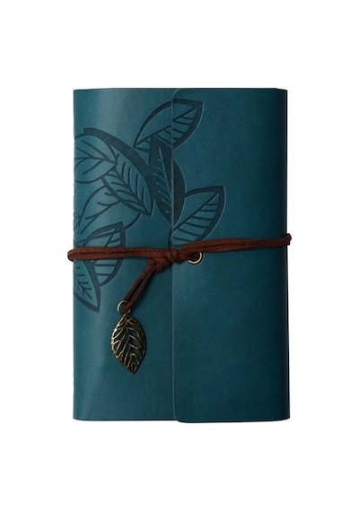 Yaprak Desenli Deri Defter A9331