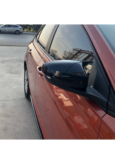 Volksvogen Polo Mk6 2018 Sonrası Batman Yarasa Ayna Kapağı Piano Black Abs Plastik