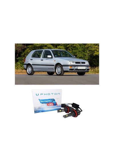 Vw Golf 3 Uzun+kısa Far Ampulü H4 Ultimate Yeni Seri Beyaz 1993-1999