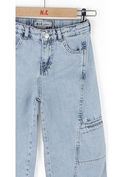Nk Kids Salda Kız Çocuk Pantolon 58702 Mavi