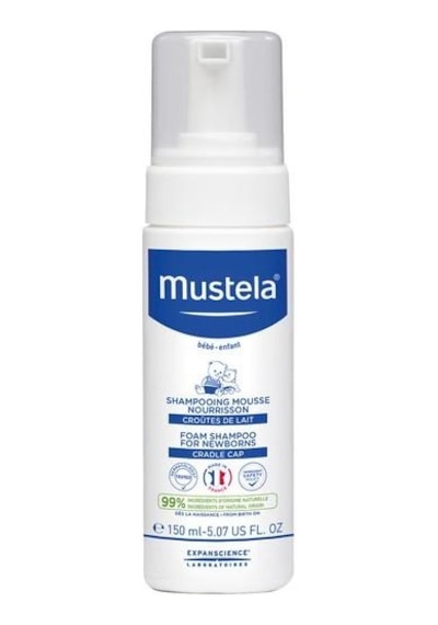 Mustela Yenidoğan Konak Önleyici Köpük Şampuan 150 ML