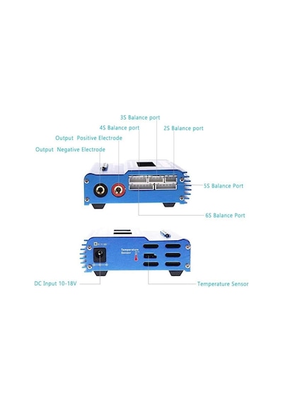 Candagrup Imax B6 80W Adaptörlü Rc Lityum Pil Şarj Cihazı 18650 Pil Şarj
