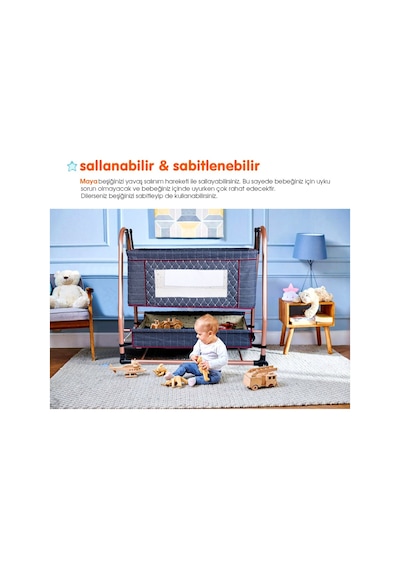 Baby Home 505 Maya Anne Yanı Bebek Sepeti Sepet Beşik (479399989)