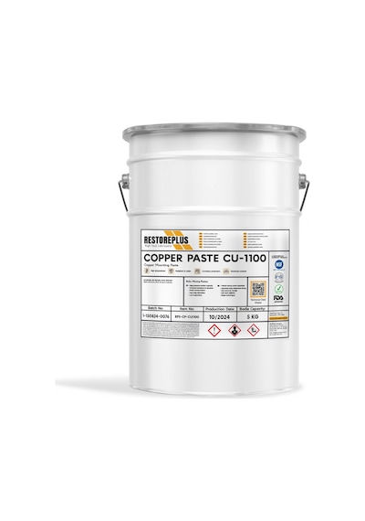 Restoreplus Copper Paste Cu-1100 Bakır Montaj Pastası 5 KG
