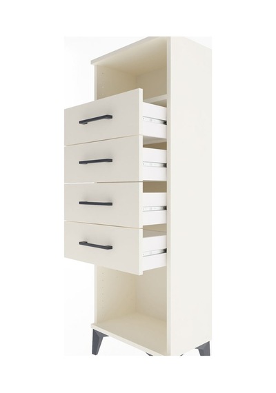 Arges Dolap Tek Raflı 4 Çekmeceli 44x30x134 Aytaşı-aytaşı Aytaşı