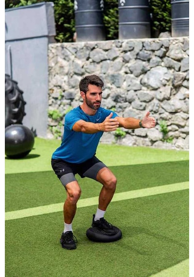 Slazenger Denge Diski Pompa Dahildir Unisex Siyah Pilates Aksesuarları