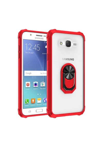 Galaxy J7 Kılıf Zore Mola Kapak Kırmızı