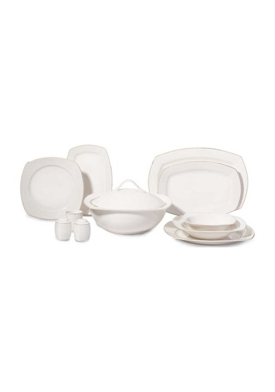 Korkmaz A8124 Mona Coll. 60 Parça Yemek Takımı Kare