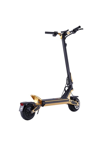 Mukuta 9 Plus 1600 W 70 Km Menzil Elektrikli Scooter Siyah Sarı Siyah, Sarı