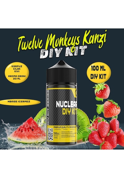 Nuclear 100 Ml Dıy Kit Kanzi Gıda Aroma 20 Ml Aroma İçerir