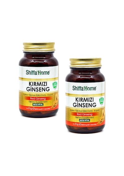 Shiffa Home (Aksuvital) Kırmızı Ginseng 850 MG 60 Kapsül x 2 Adet