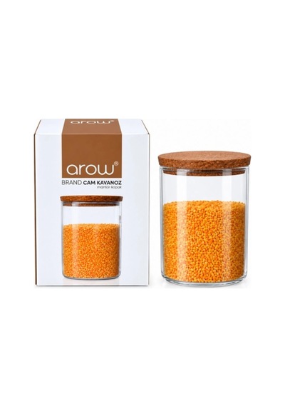 Orta Boy Cam Kavanoz 1200 Ml Renkli