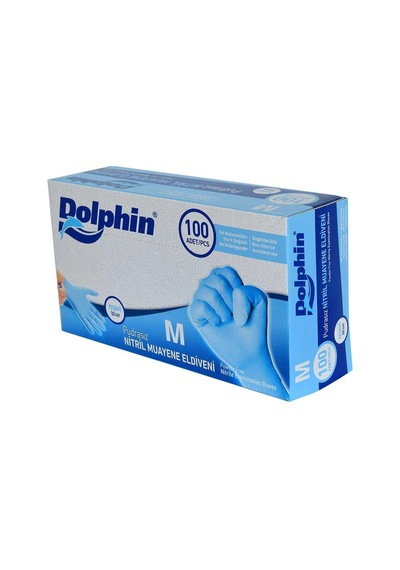 Pudrasız Mi Nitril Eldiven Orta Boy M 100 Lü Paket