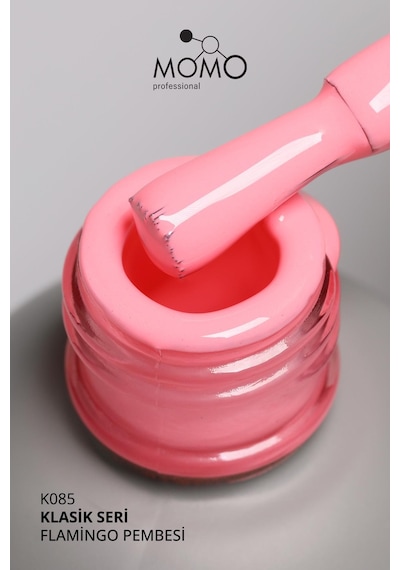 Momo Professional Kalıcı Oje K085 Flamingo Pembesi 4 Ml
