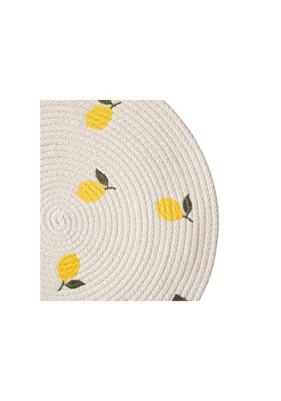 Mudo Home Fruıty Garden Yuvarlak Amerikan Servisi 35 Cm Limon 696123