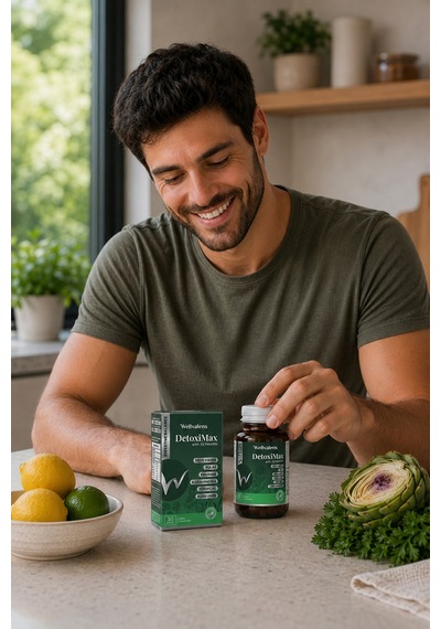 Detoximax 30 Kapsül Devedikeni, Enginar & Zerdeçal İçeren Bitkisel Takviye