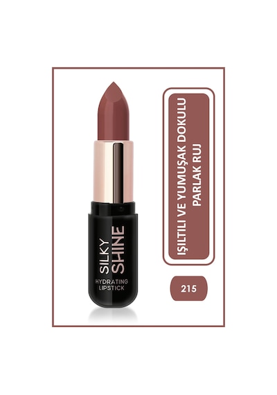 Golden Rose Silky Shine Hydrating Lipstick Nemlendirici Parlak Ruj No:215