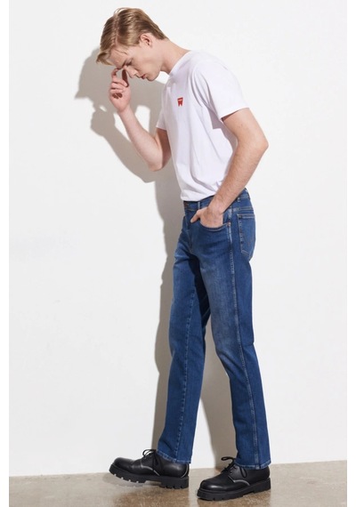 Wrangler Erkek Kot Pantolon W121HR36B 408 LACİVERT Lacivert