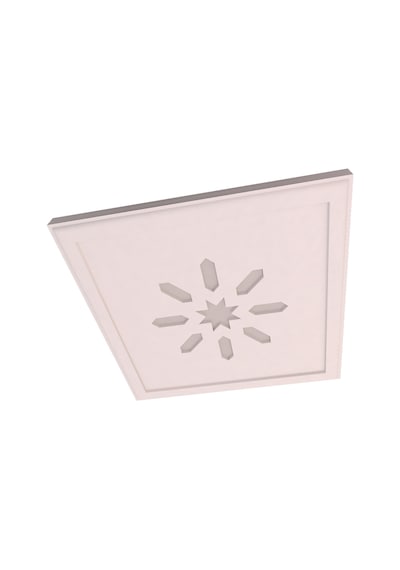 Motifpiyer Gizli-İç İşıklı Led Tavan Göbeği 41-60cm Kare