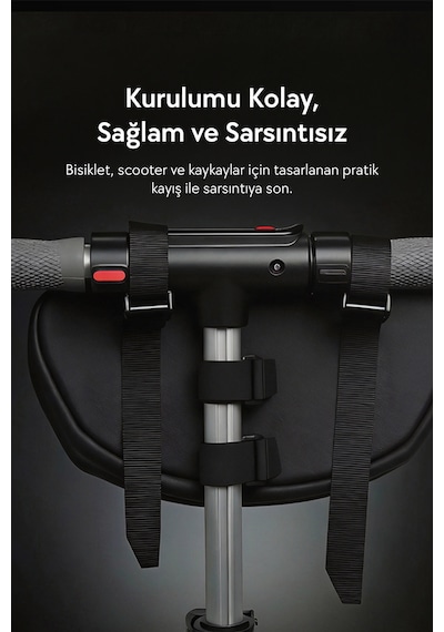 Led Işıklı Akıllı Scooter Çantası - Sct-4 Siyah