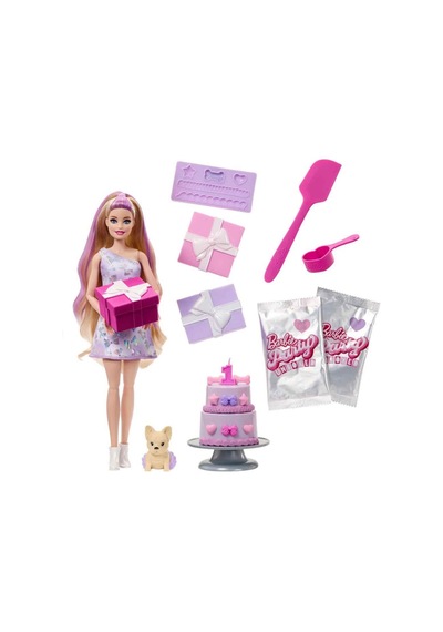 Barbie Party Unboxed Köpeğimin Doğum Günü Serisi Jfg68