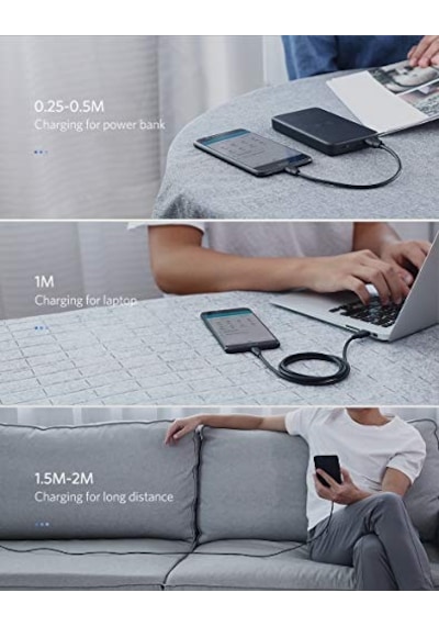 2.0 A Usb-a Micro-usb Data Ve Şarj Kablosu 50 Santimetre Beyaz 60140 Diğer