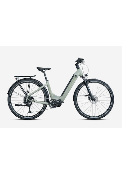 Kron Zeon Trekking Unisex Elektrikli Bisiklet Bej - Siyah