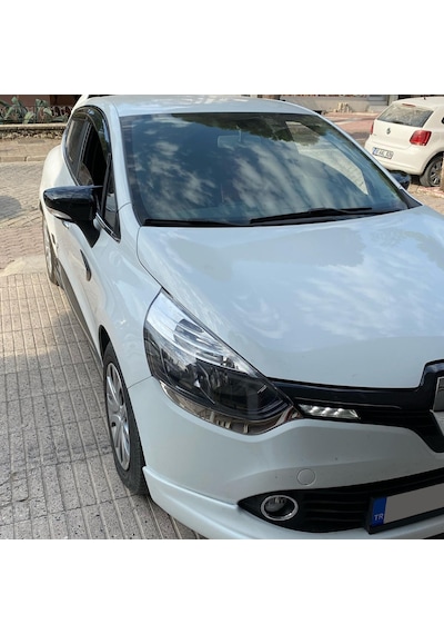 Sts Oto Aksesuar Renault Clio 4 Batman Yarasa Ayna Kapağı Piano Black Abs Plastik (02)