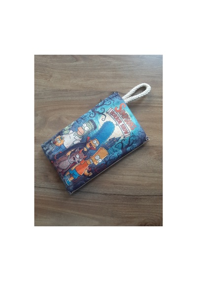 Owl Bag Simpsons Horror Show Desenli Tasarım Cüzdan Kalemlik Çanta Düzenleyici Diğer