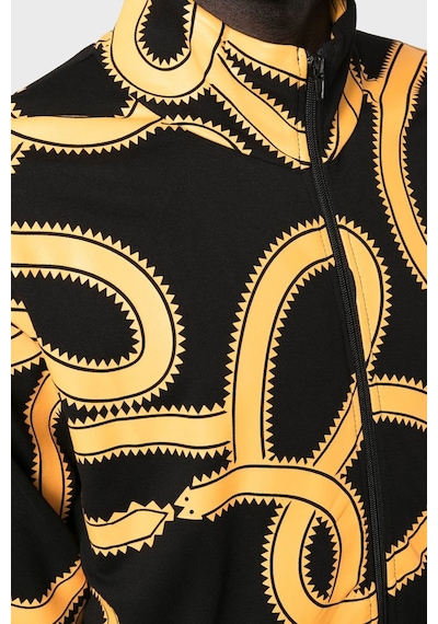 Marcelo Burlon Erkek Ceket Cmbd007f22jer0011016 Siyah-turuncu Siyah - Turuncu