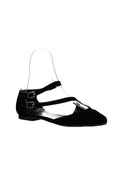 Fox Shoes Siyah Kadın Babet D726016902 Siyah