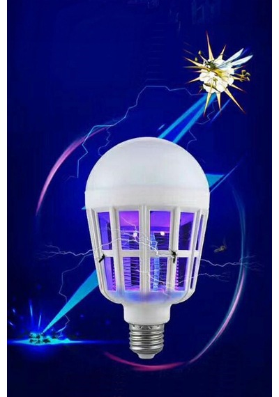 Thentech Ampul Şeklinde Elektrikli Sinek Ve Sivrisinek Öldürücü Rahat Uykular İçin Led Sivrisinek Öldürücü