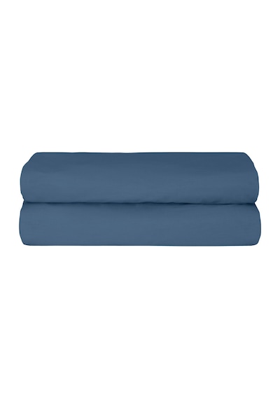Freesia Çift Kişilik Ranforce Lastikli Çarşaf 160x200+35 Cm Indigo İndigo