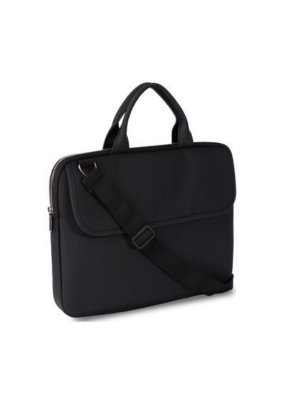 Macbook Uyumlu Pro 16" M1 Max 2021 Lyrne Laptop Ve Evrak Çantası Siyah