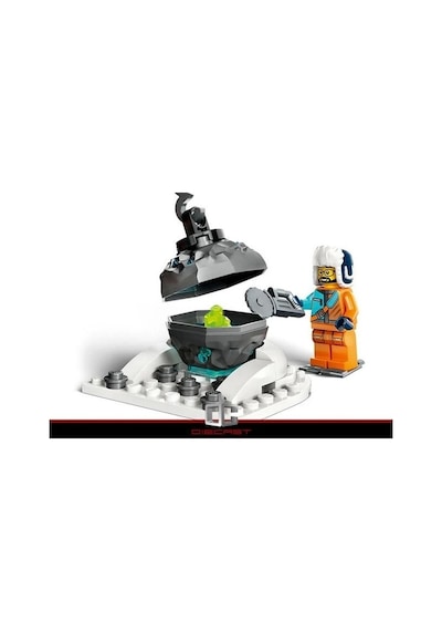 LEGO® City 60378 Kutup Keşif Kamyonu Ve Mobil Laboratuvarı Oyuncak Yapım Seti 489 Parça