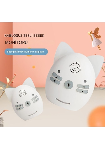 Çok Fonksiyonlu Bebek Telsizi Walkie Talkie İnterkom İkili Paket Mblv30