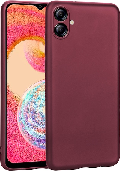 Zore Galaxy Uyumlu A04e Kılıf Premier Silikon Kapak - Mürdüm Mürdüm