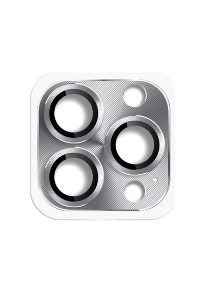 Mey İthalat Apple Uyumlu iPhone 16 Pro Max Pers Alüminyum Kamera Lens - Gri