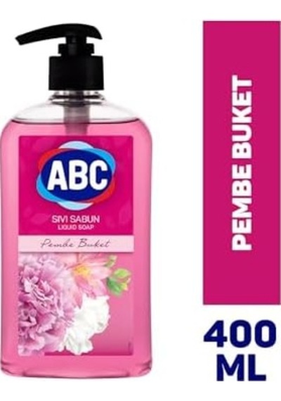 Deterjan Sıvı Sabun Pembe 400 Ml