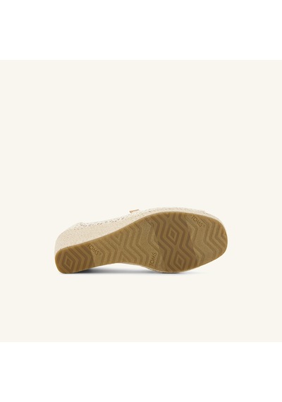 10023016 Natural Moroccan Crochet Espadril Kadın 10023016 Toms Essentıal Wedge