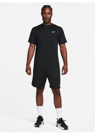 Nike Bisiklet Yaka Düz Siyah Erkek T-shirt Dv9839-010 M Nk Df Uv Hyverse Ss