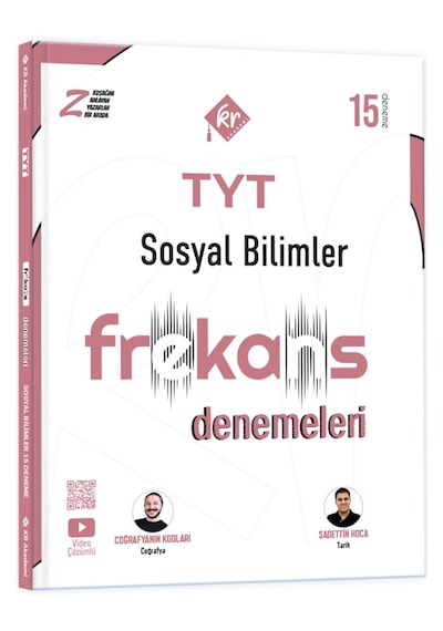 Tyt Sosyal Bilimler 15'li Frekans Denemeleri Kr Akademi Yayınları