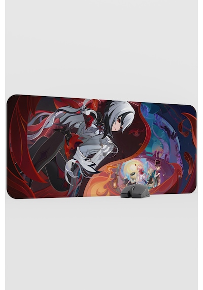 Arlecchino Genshin Impact Anime Gacha V3 - 90x40 Xxl Gaming Mouse Pad Fare Altlığı