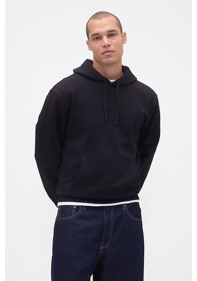 Gap V-frch Tonal Erkek Sweatshirt Siyah