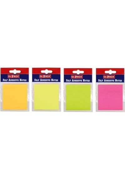 Globox Yapışkanlı Not Kağıdı 75x75 Mm Neon Renk 100 Yaprak