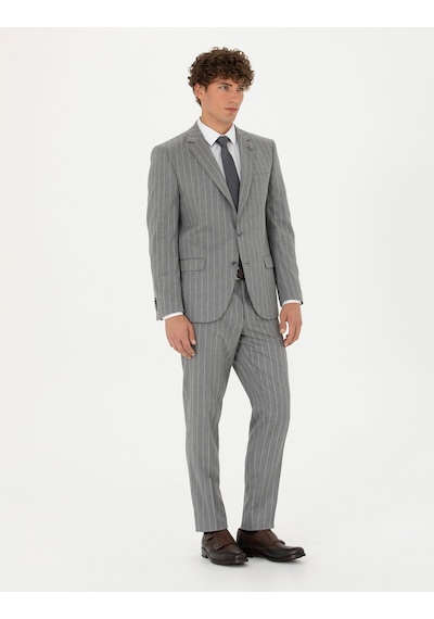 Pierre Cardin Erkek Gri Takım Elbise 50273543-vr024 Gri