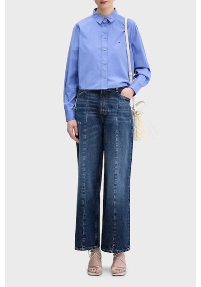 Tommy Jeans Bayan Gömlek Dw0dw22078 C58 Açık Mavi Açık Mavi