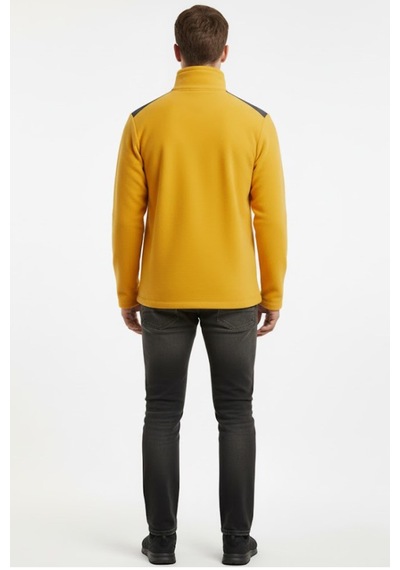 Helly Hansen Erkek Block Polar Sweatshirt Sarı