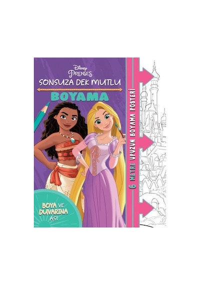 Disney Prenses Sonsuza Dek Mutlu Boyama